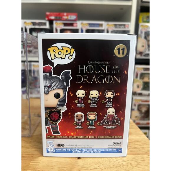 OFFICIAL WONDERCON STICKER Daemon Targaryen Funko Pop #11 House Dragon Thrones - Picture 3 of 6